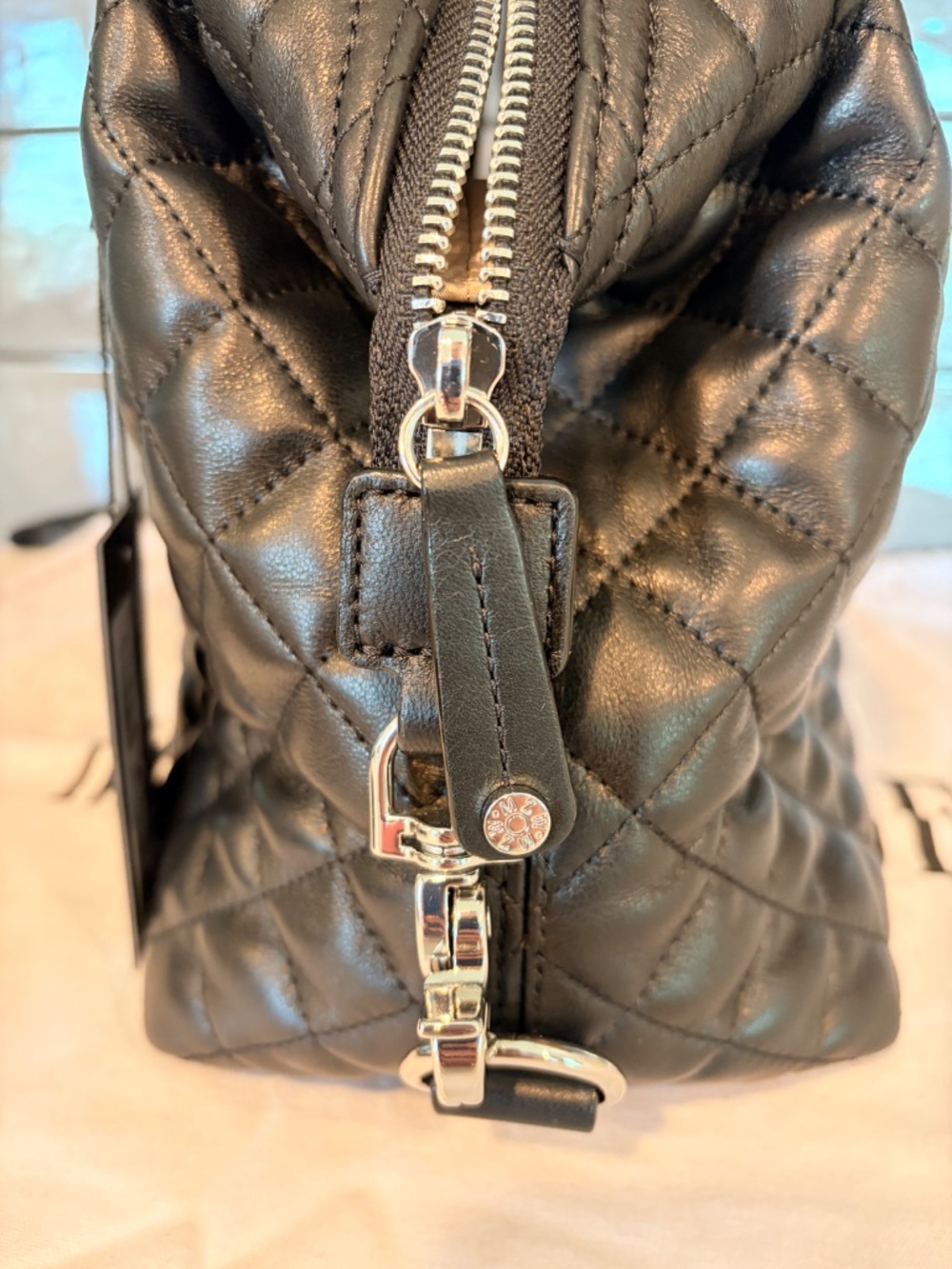 MZ Wallace Black Leather Small Sutton Deluxe NWOT - Picture 12 of 13
